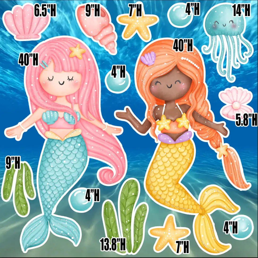 Party Props, Easy Party Prop Mermaid, Sea Animals