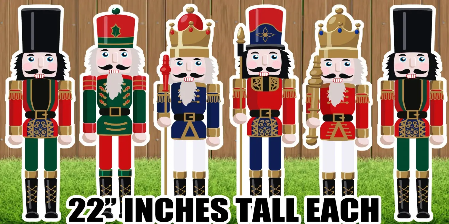 D054 QS CHRISTMAS NUTCRACKERS PARTY PROPS