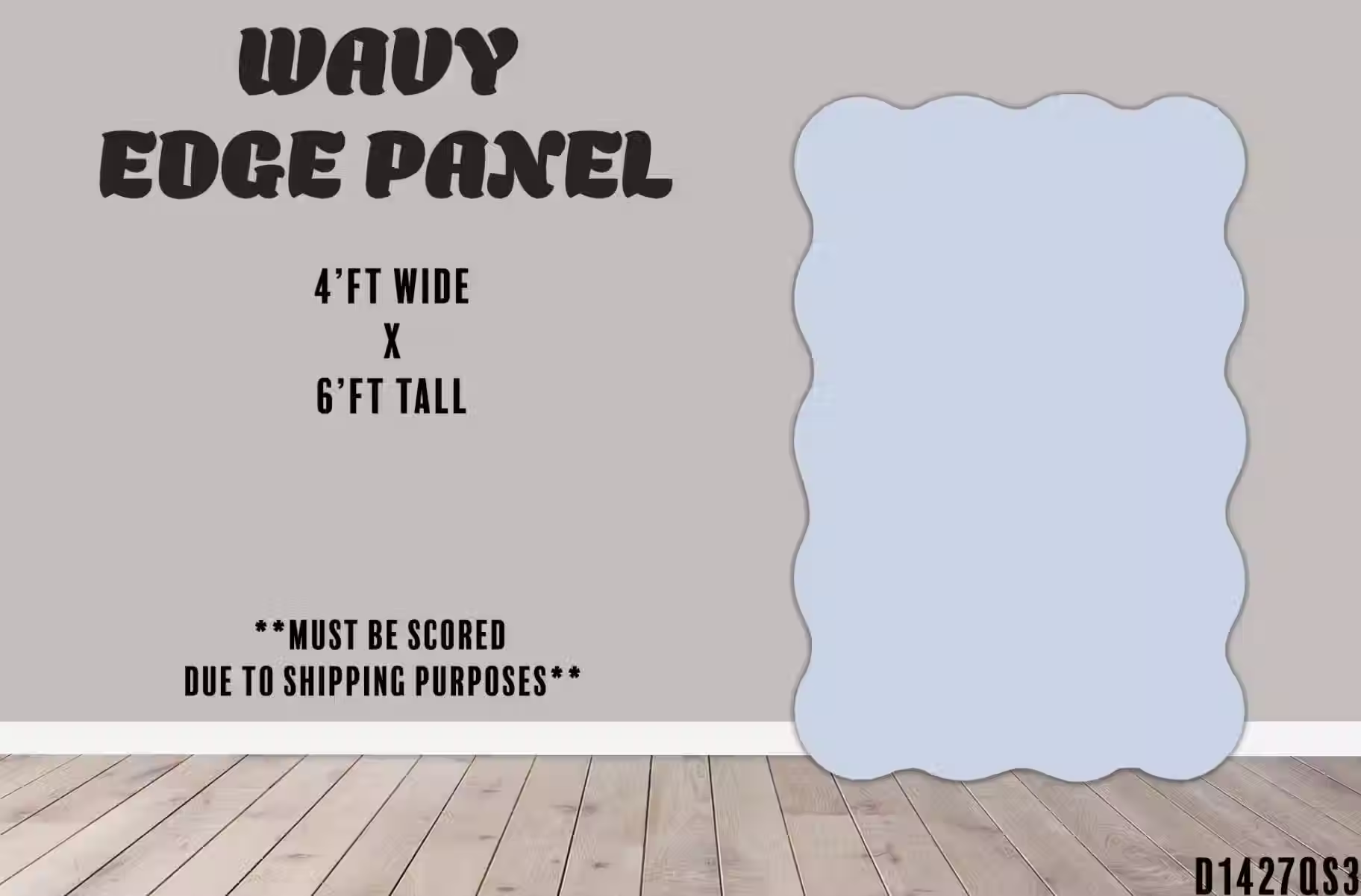 Party prop panel, Decor, UV printed, coroplast cutouts party decorations: color