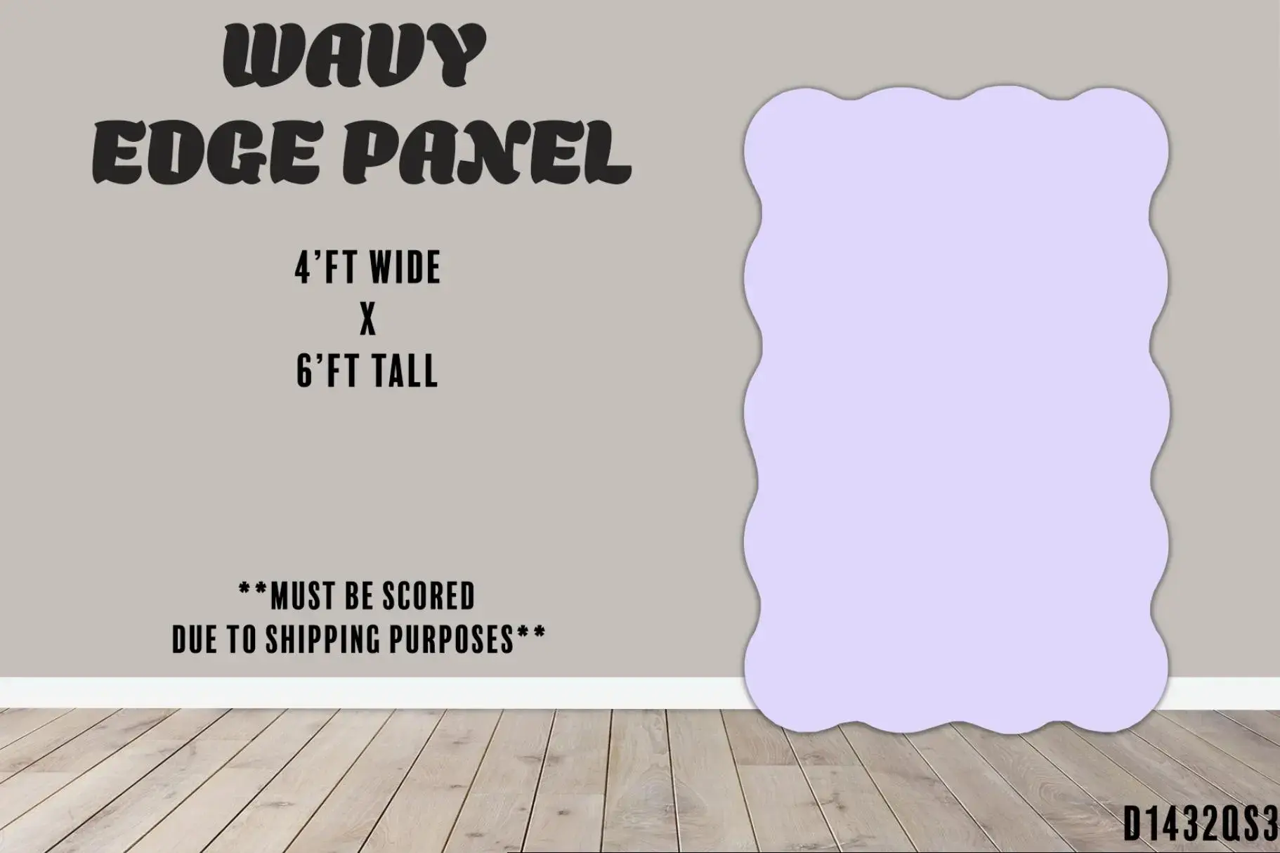 Party prop panel, Decor, UV printed, coroplast cutout party decorations: color