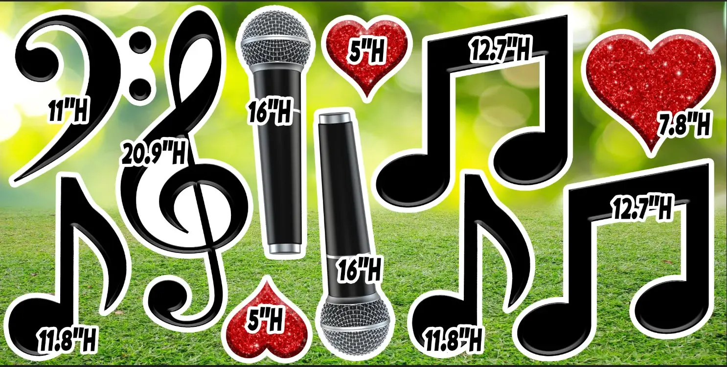 D155 QS MUSIC PARTY PROPS