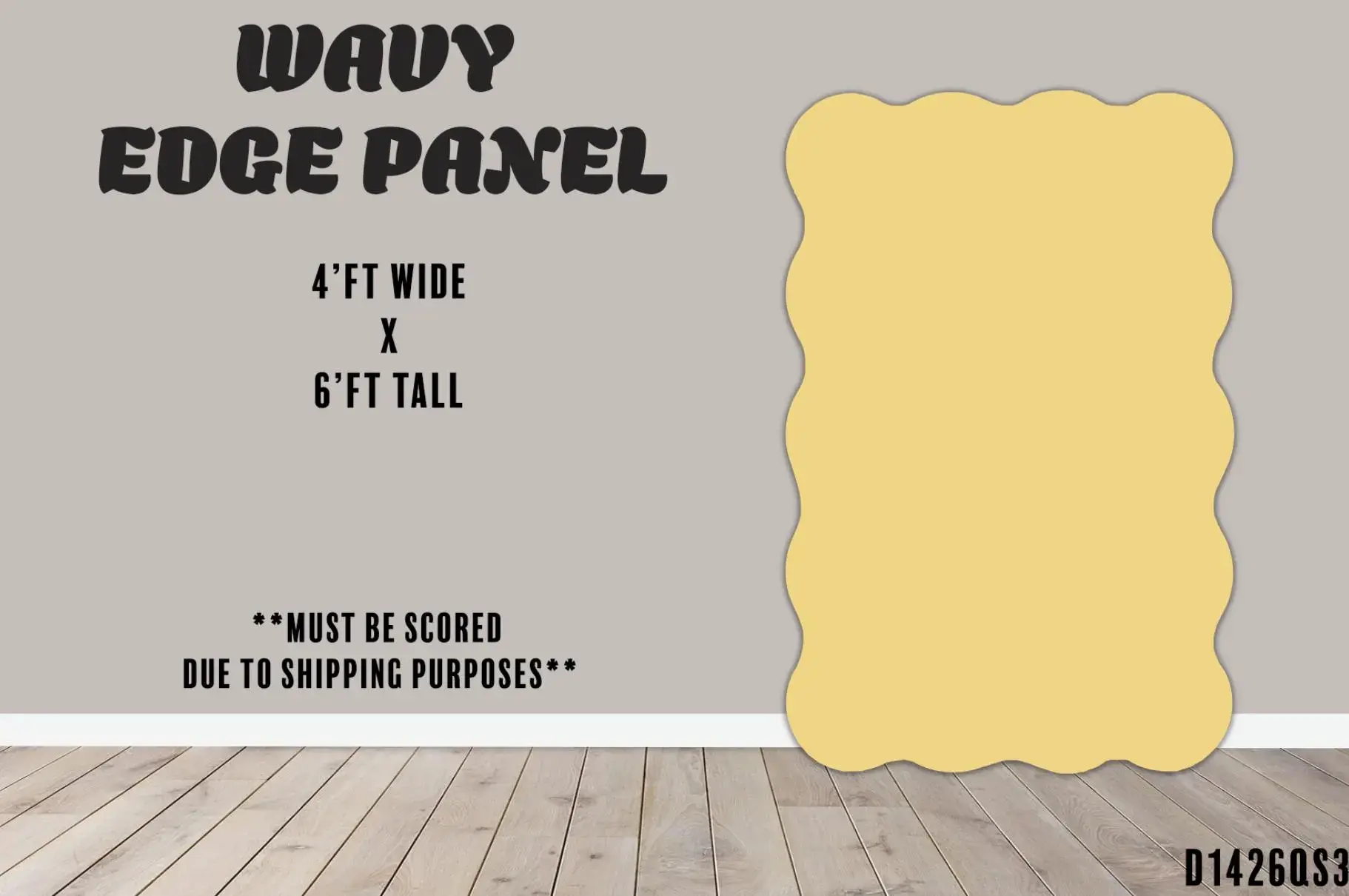 Party prop panel, Decor, UV printed, coroplast cutouts party decorations: color