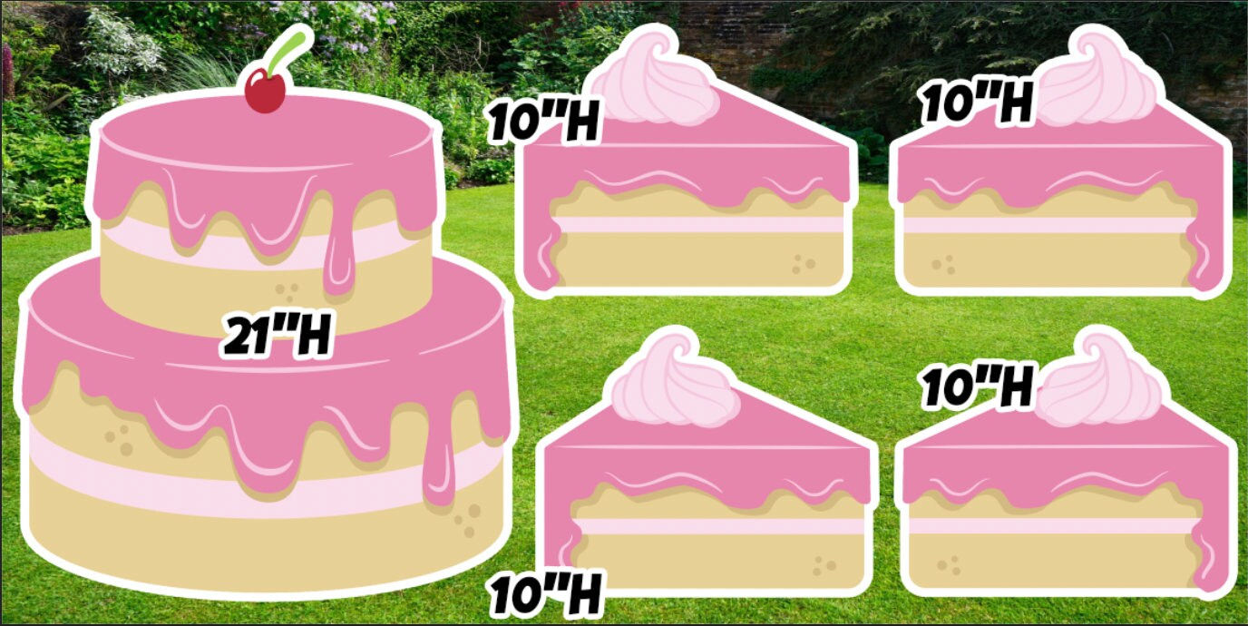 D210 QS CAKE SET PARTY PROPS