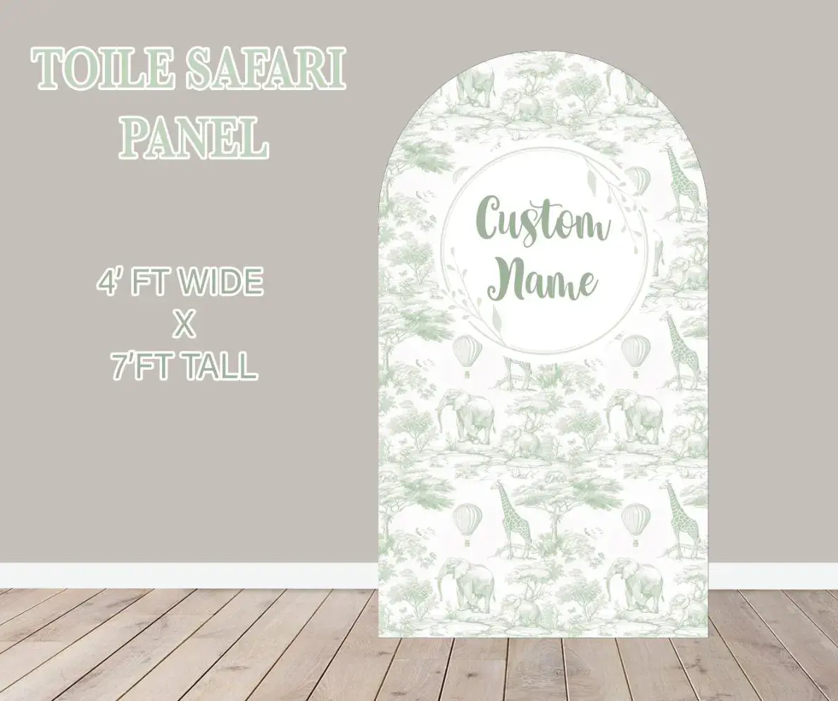Backdrop Panel Safari, Party Decor,UV printed, coroplast cutouts party