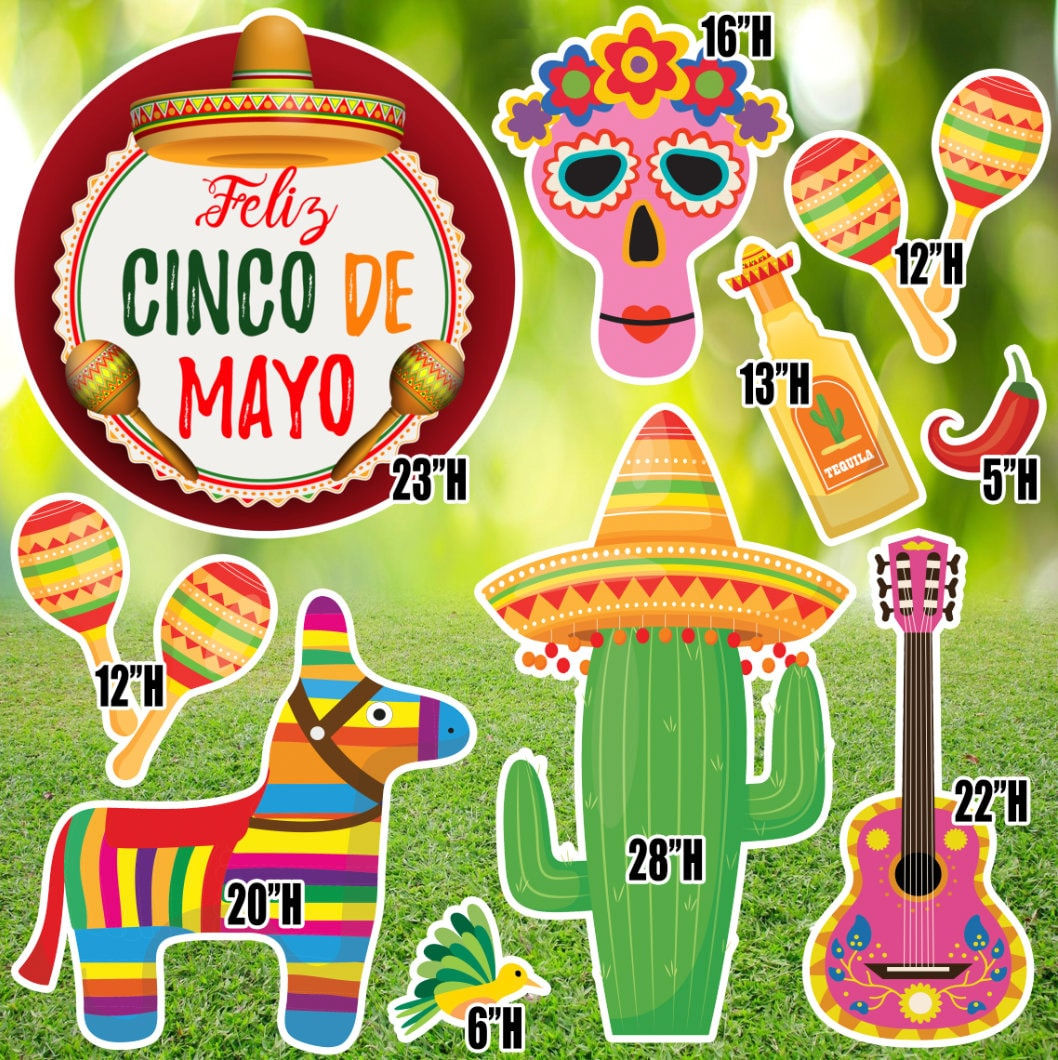 D132 HS CINCO DE MAYO PARTY PROPS