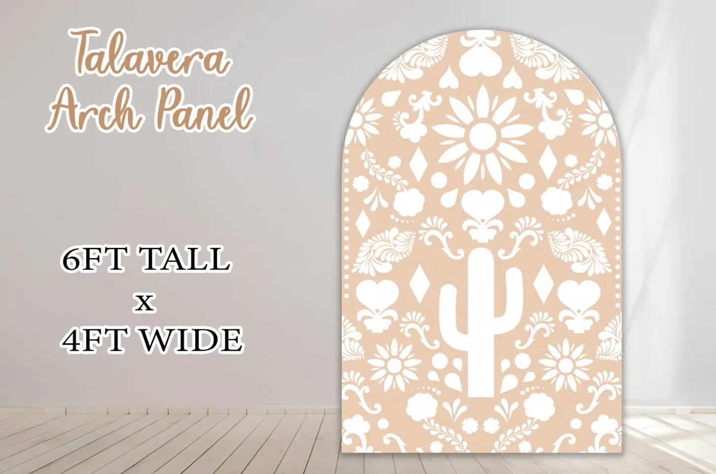 Party Prop Panel, Easy Party Decor, Cielito lindo theme, Talavera Panel