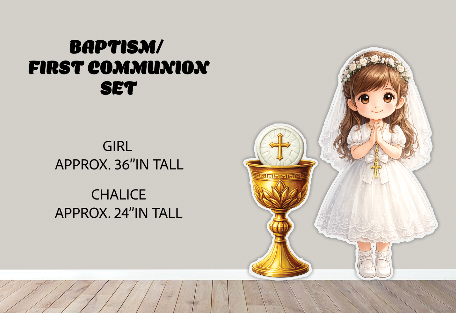 D2223 QS COMMUNION GIRL, BAPTISM