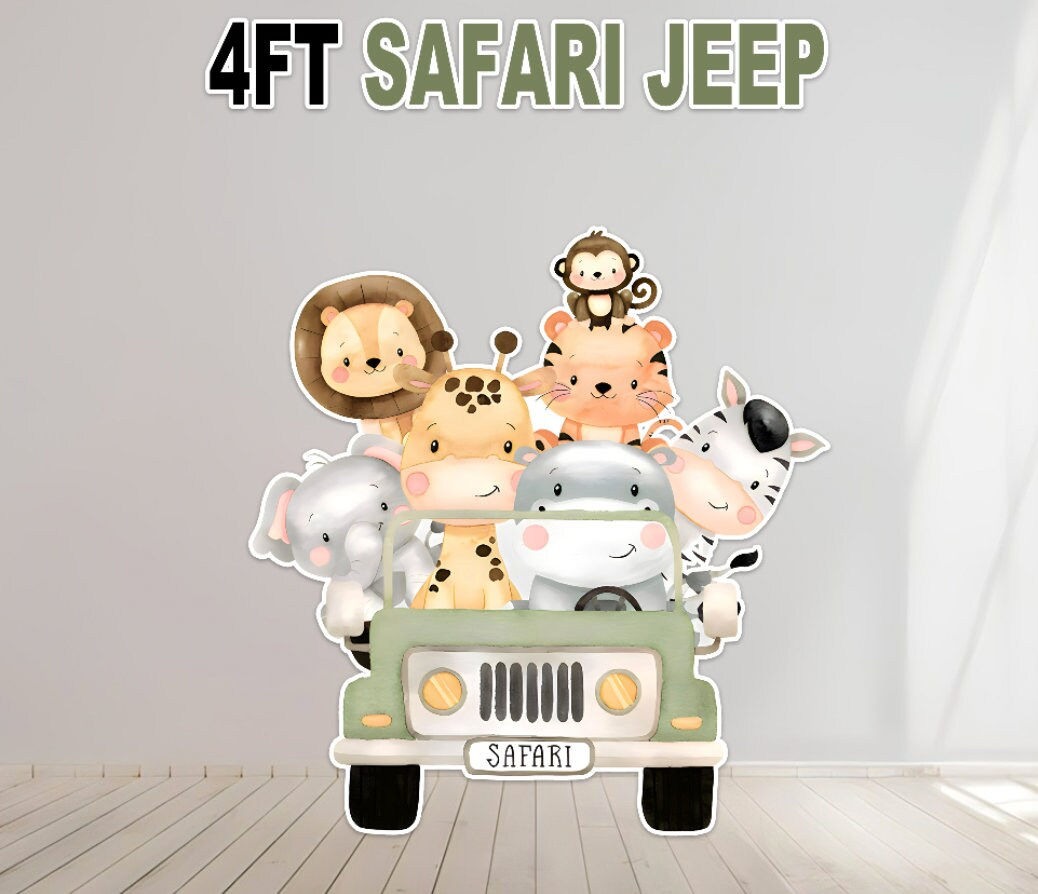 D436 HS SAFARI JEEP PARTY PROPS