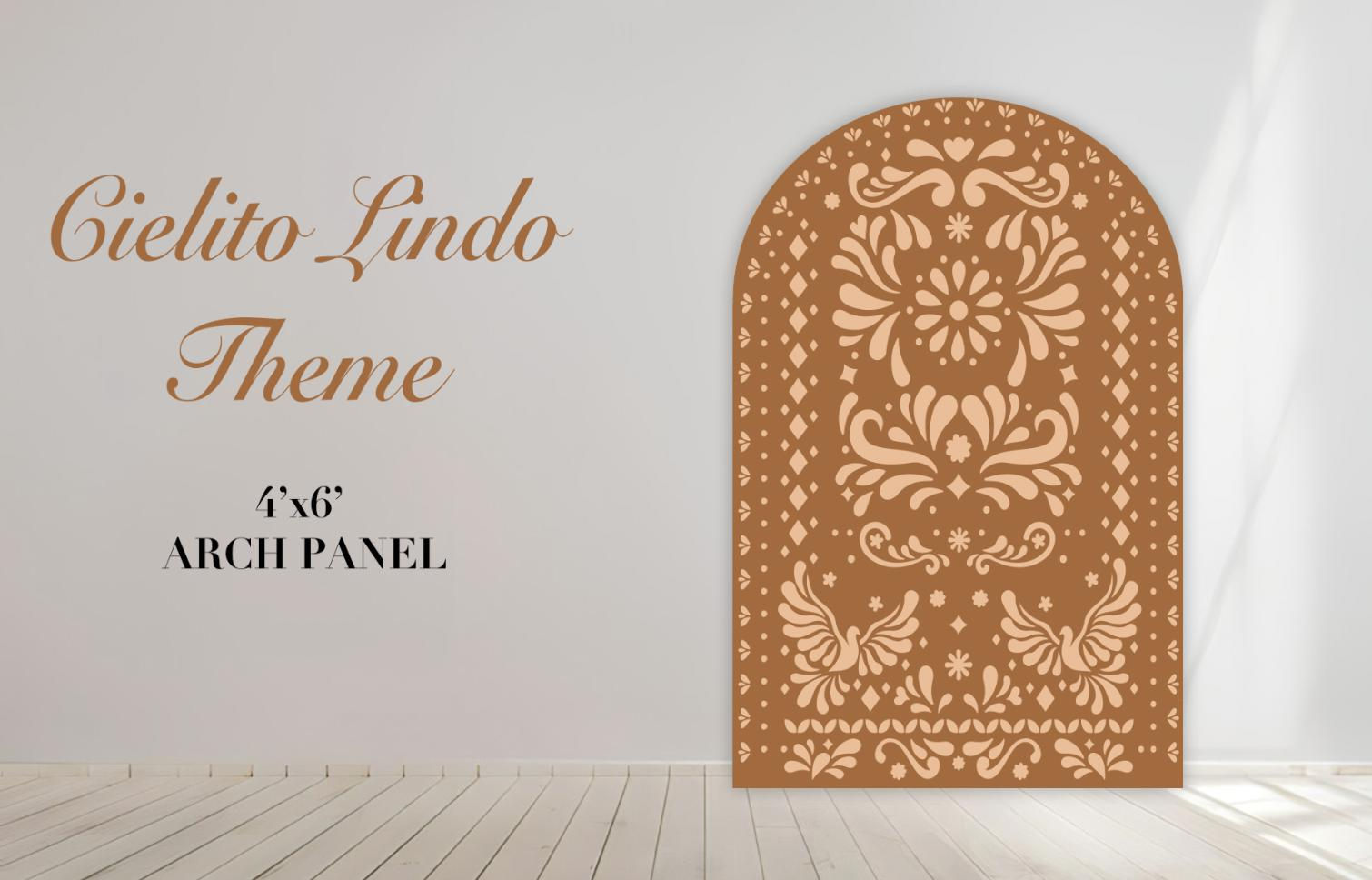 Party Prop Panel, Easy Party Decor, Cielito lindo theme, Talavera Panel
