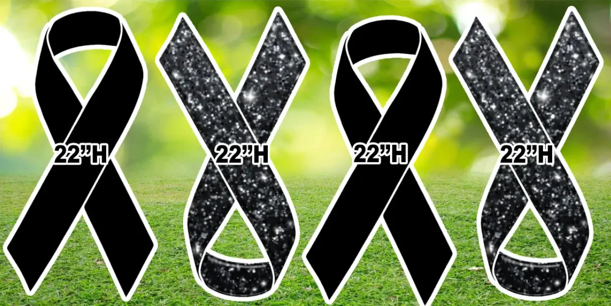 Party Props, Easy Party Decor, Ribbon Cutouts, Ribbon Awareness