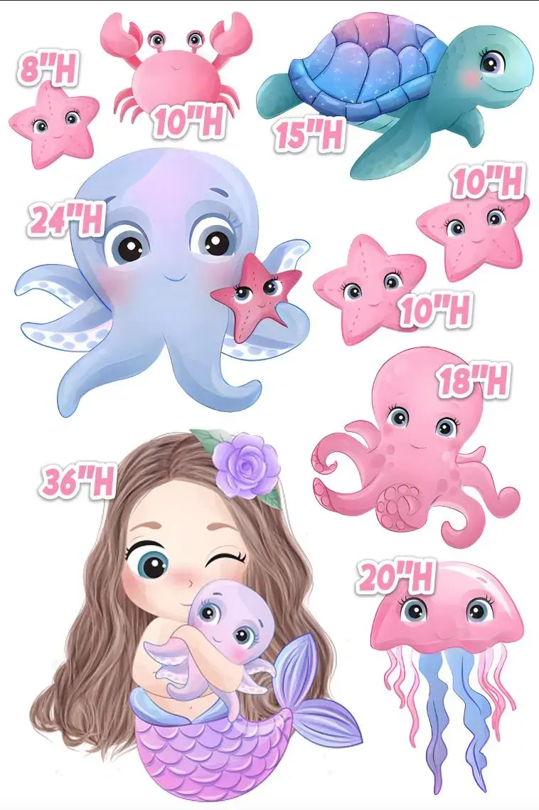 Party Props, Easy Party Prop Mermaid, Sea Animals