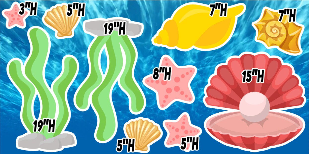 D171 QS SEA LIFE PARTY PROPS
