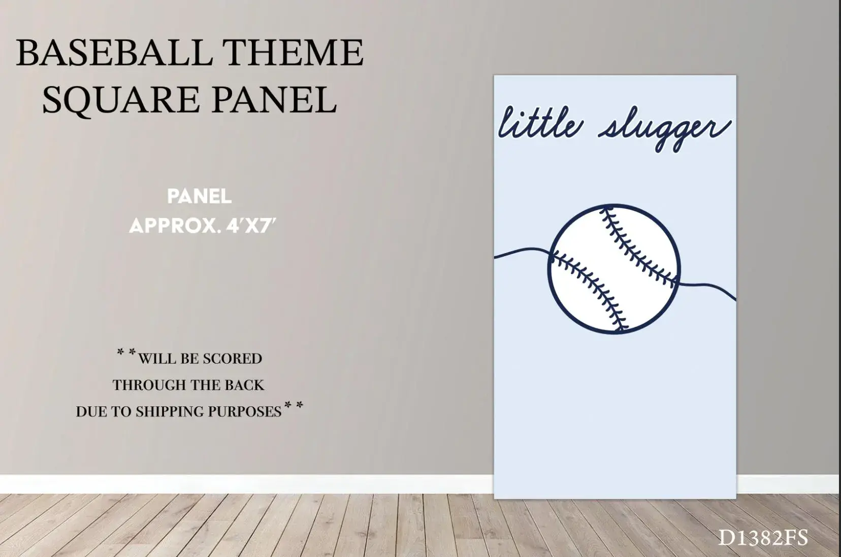 Party Panel decor, UV printed, coroplast cutouts party decorations: 7ft