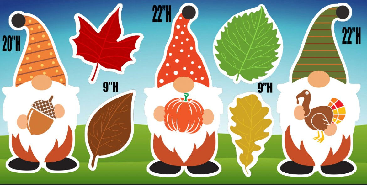 Party Props, Easy Party Decor, Fall theme, Fall Cutouts