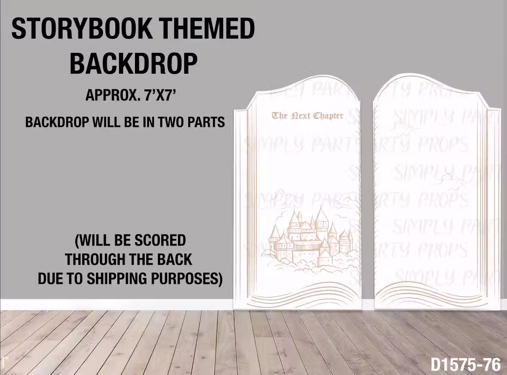 D1575-76 FAIRYTALE BOOK, PRINCESS BOOK