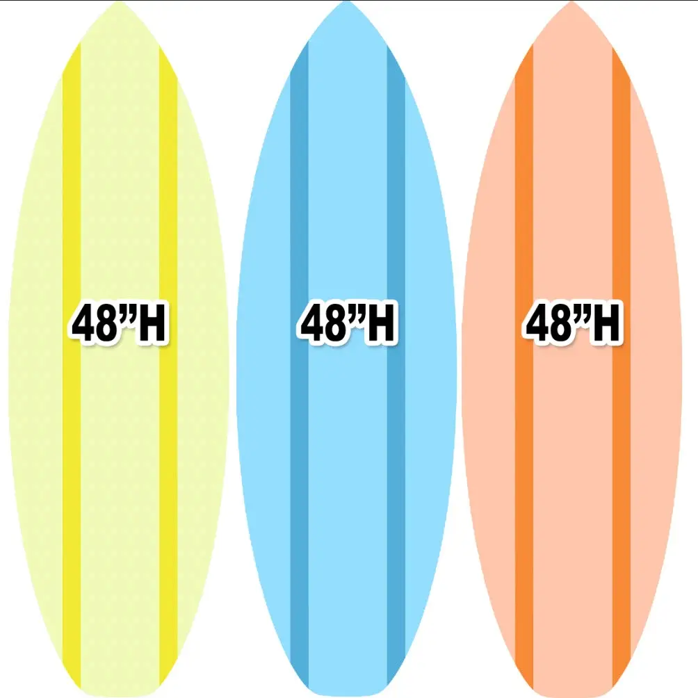 D596 HS SURFBOARDS PARTY PROPS
