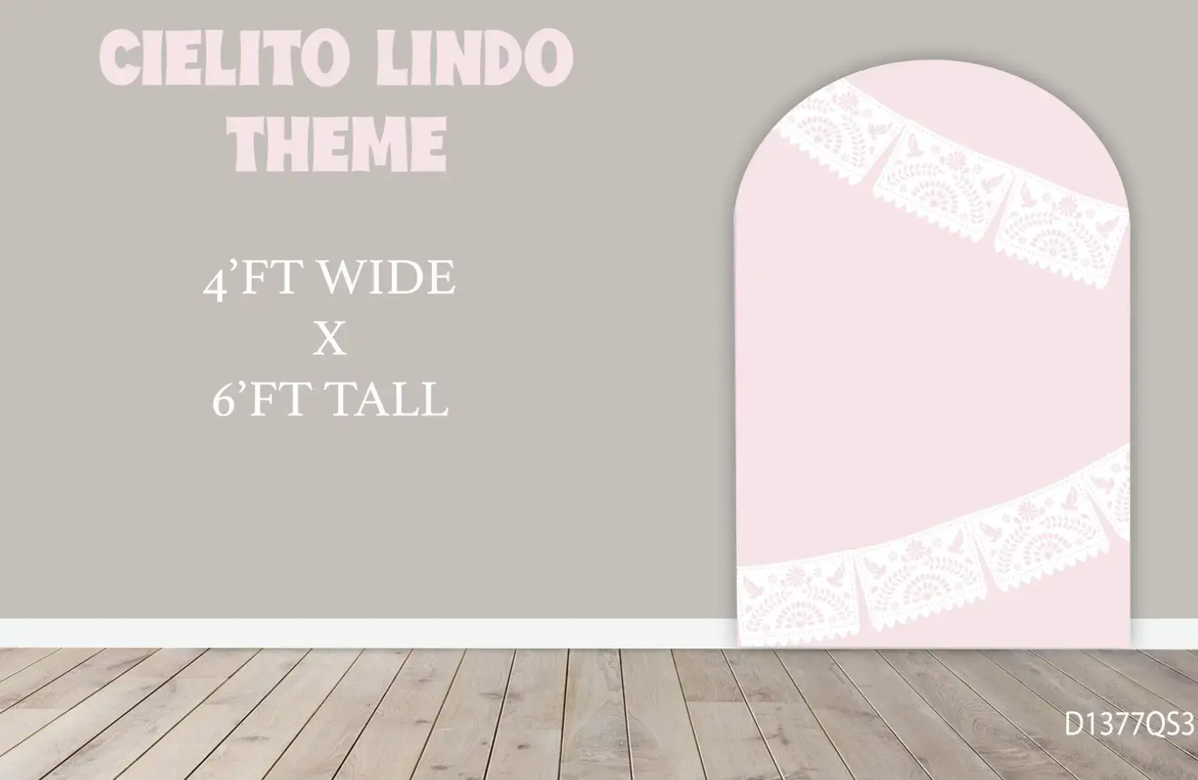 Party Panel decor, UV printed, coroplast cutouts party decorations: Cielito