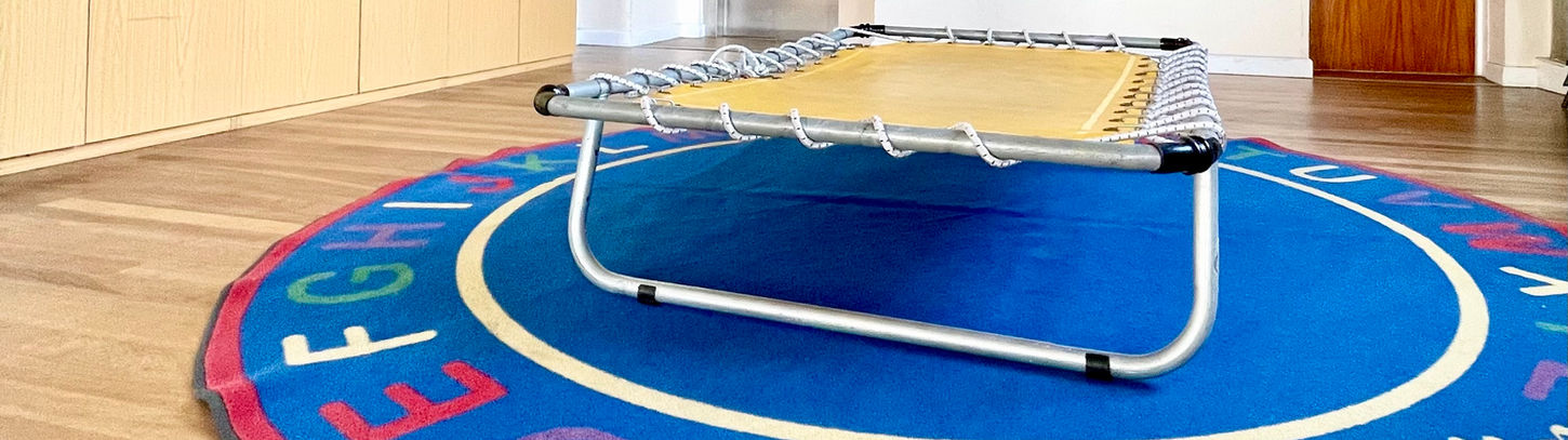St Barnabas Pre-School trampoline
