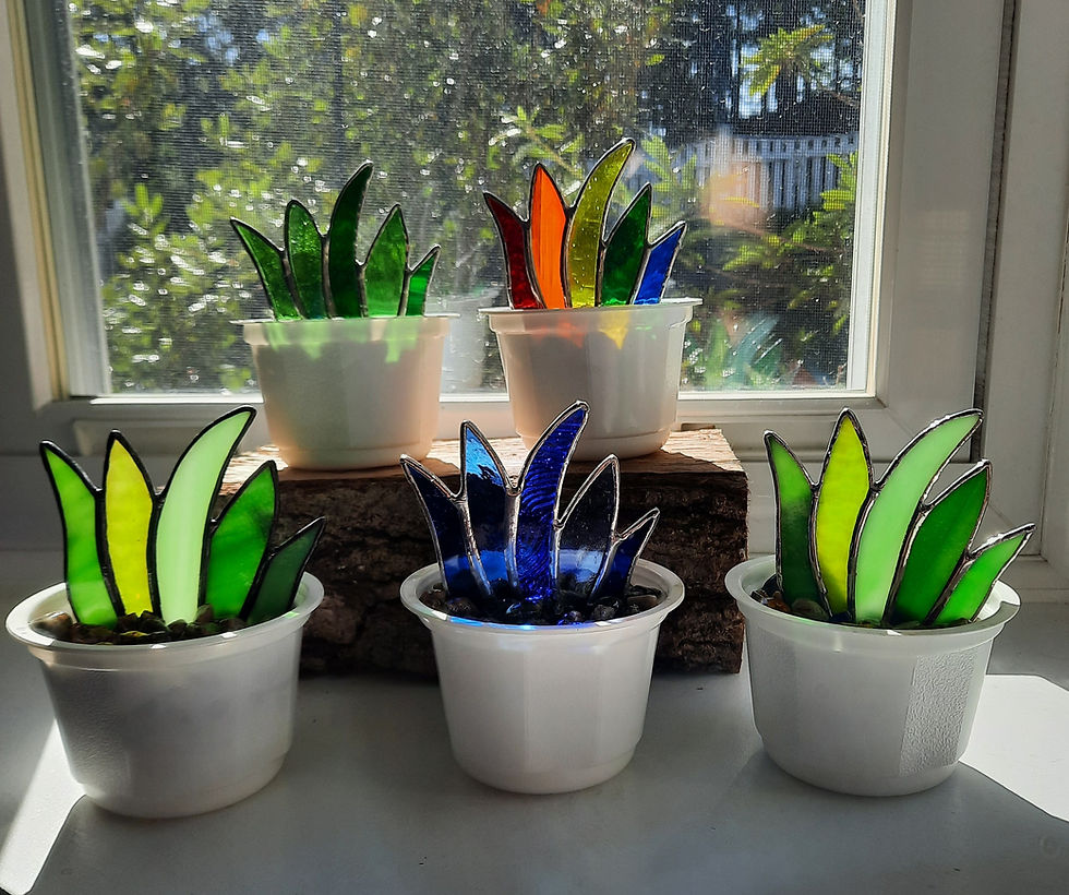 Stained Glass Plant with Margaret Stevens