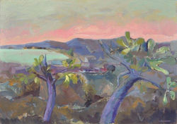 Landscape/acrylic on wood/74x104cm