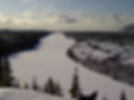Pic River Guest Suite Overhead Winter View