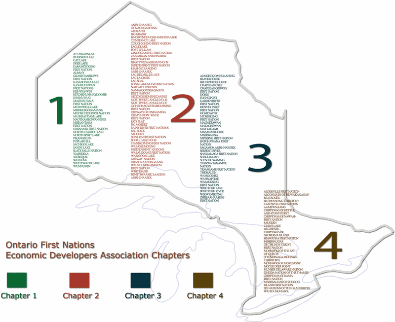Ontario Chapter Map