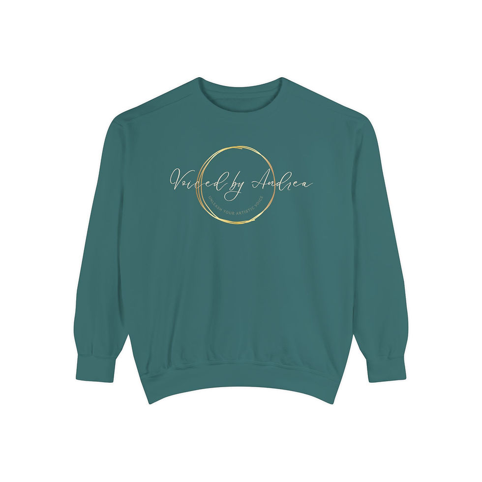 Voiced by Andrea Logo Crewneck - Green