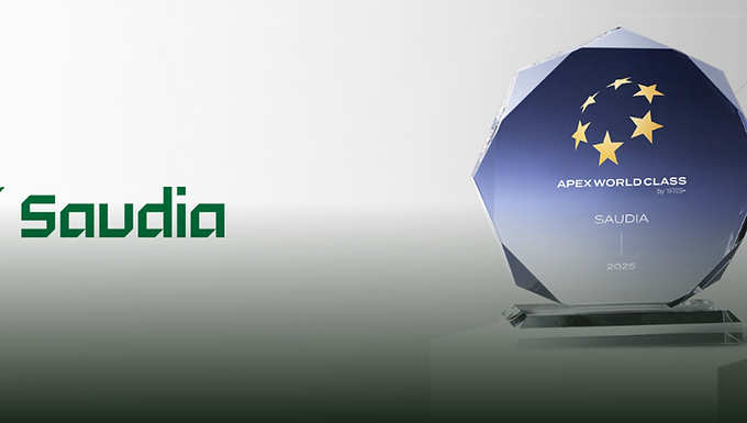 Saudia Recognized as 'Best in Class for Service-Guest Experience' by APEX World Class Airlines
