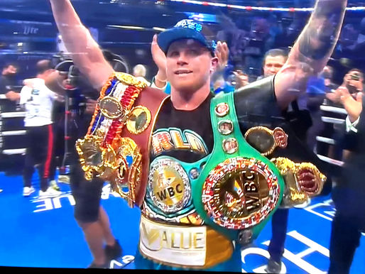 Calla a golpes Canelo a Saunders