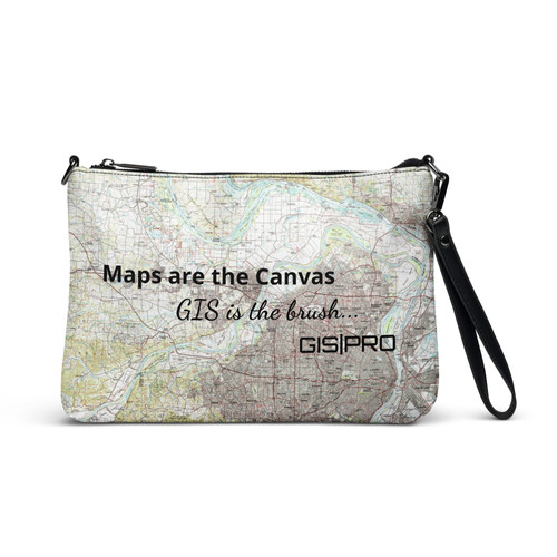 2 Sided STL TOPO Crossbody bag GISPRO