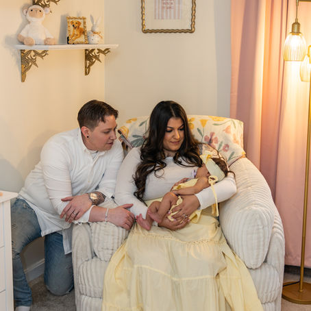 In Home Family Session in Manchester NH, April 2026