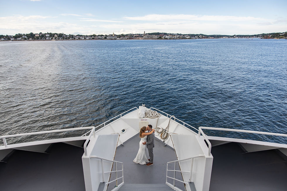 Summertime Wedding on the Water at The Cruiseport in Gloucester