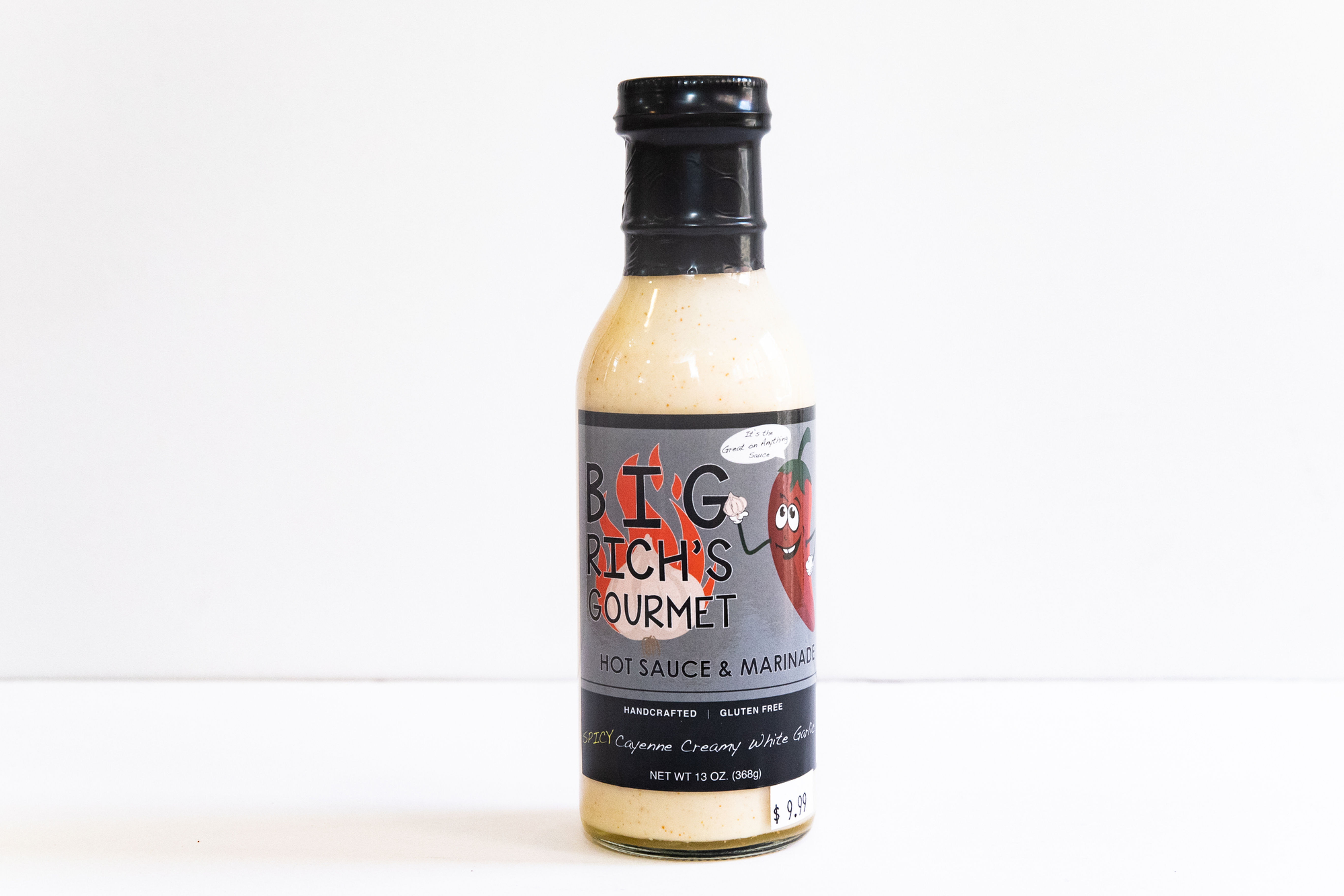 Big Rich's Hot Sauce - Spicy Creamy White Garlic