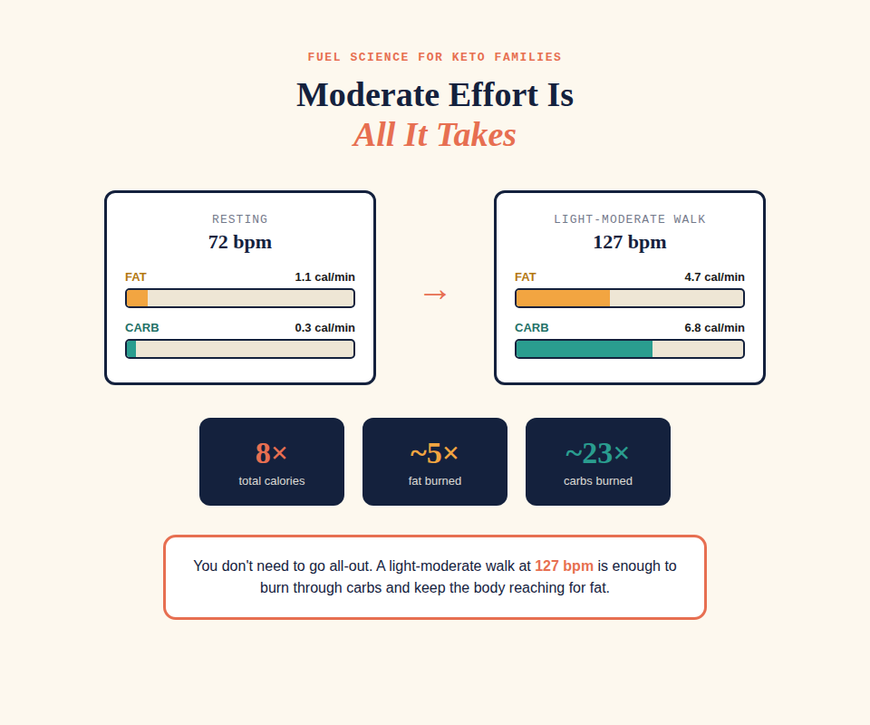 Moderate Effort is all it takes