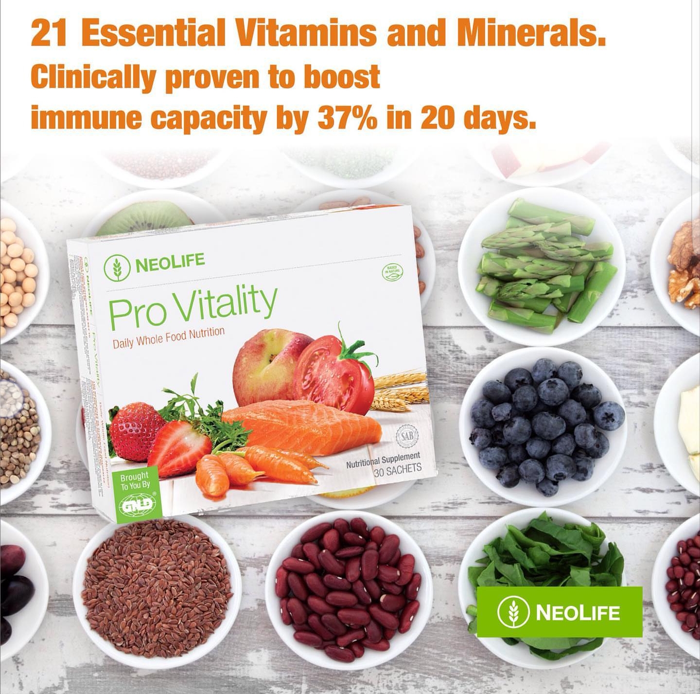 GNLD Neolife Pro Vitality (30 Sachets)
