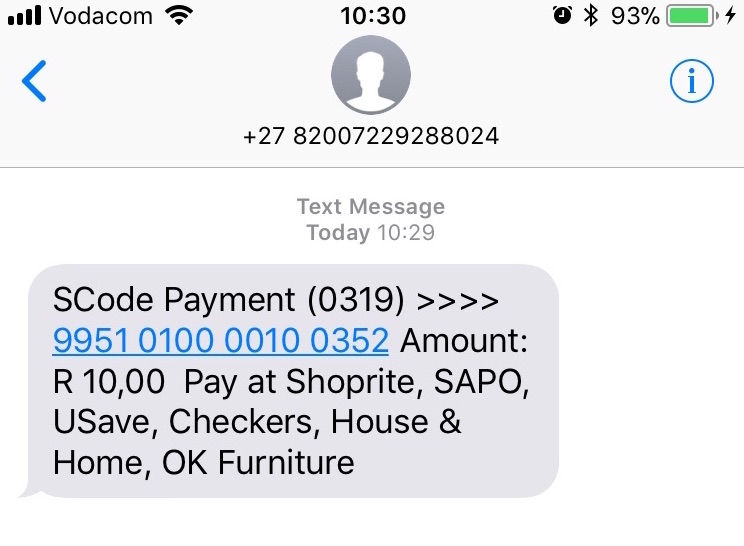 SCode Payment www.onlinehealthstore.co.za Neolife