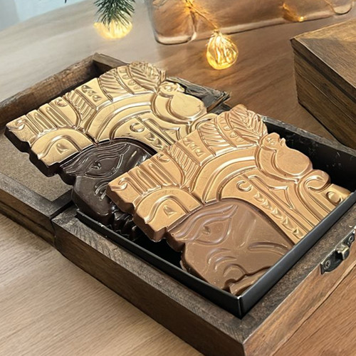 Mayan God Talavera Gift Box | XOCODIVA Chocolate