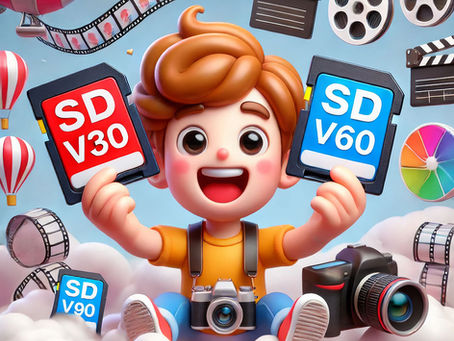 單眼相機的 SD 卡選擇指南:V30、V60、V90 是什麼?
