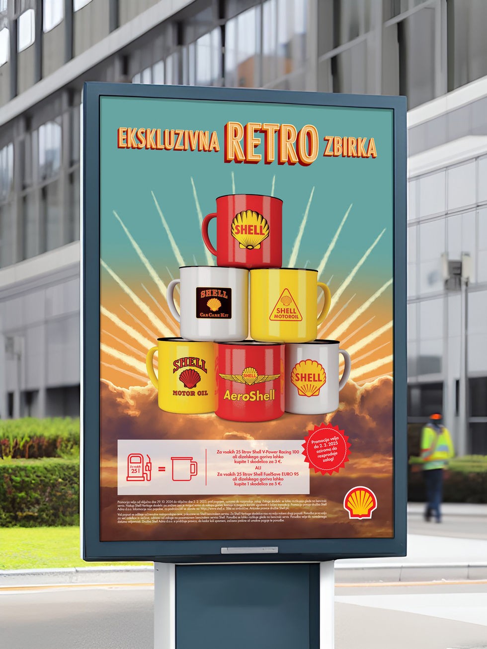 Shell Slovenia Heritage Mugs poster