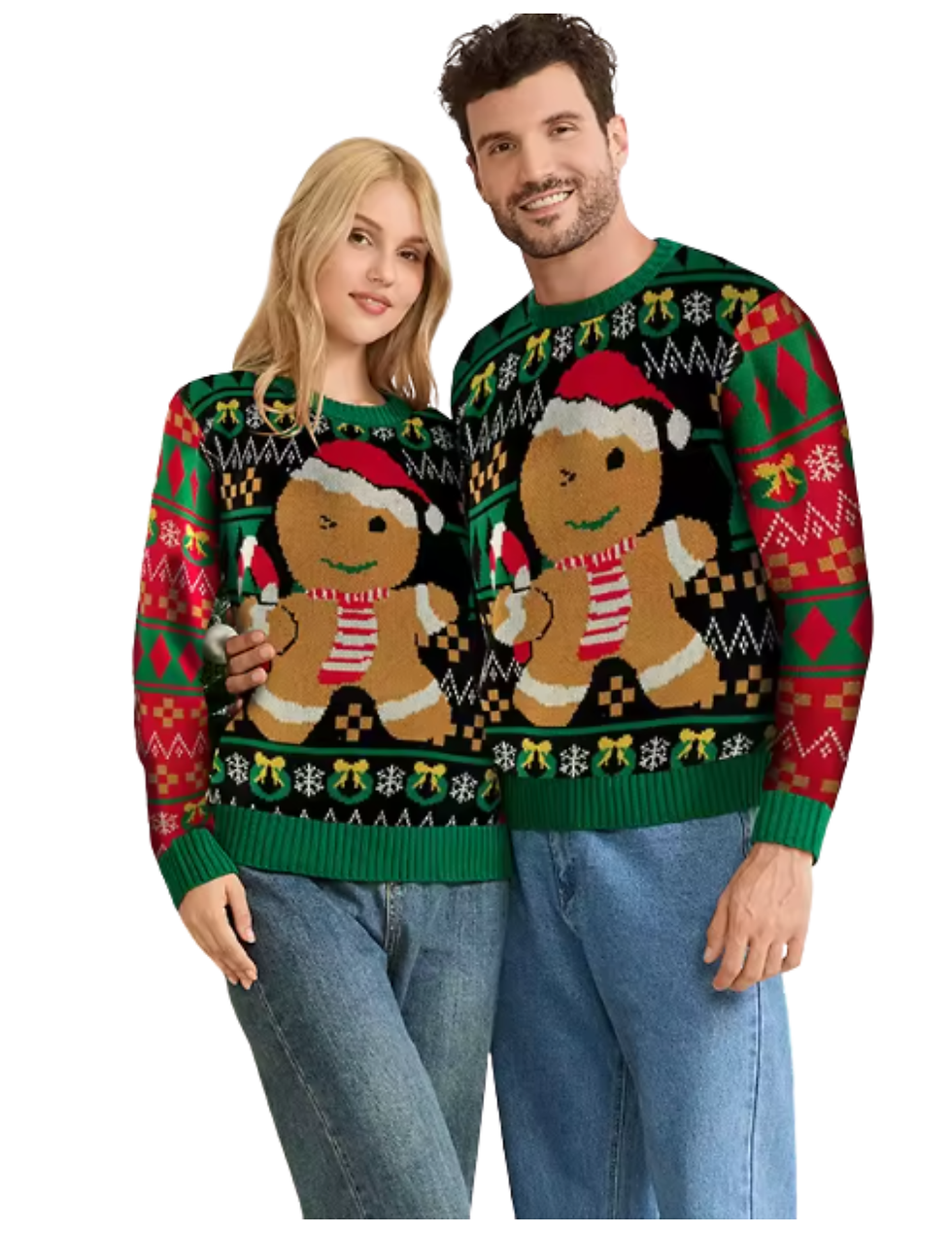 Gingerbread Unisex Christmas Sweater