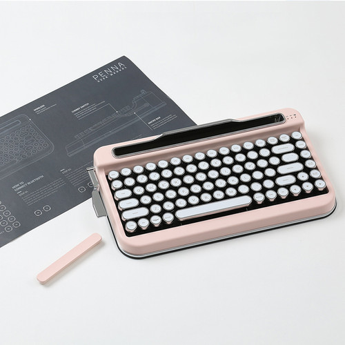 Penna Keyboard(White Chrome) | Elretron Online Shop