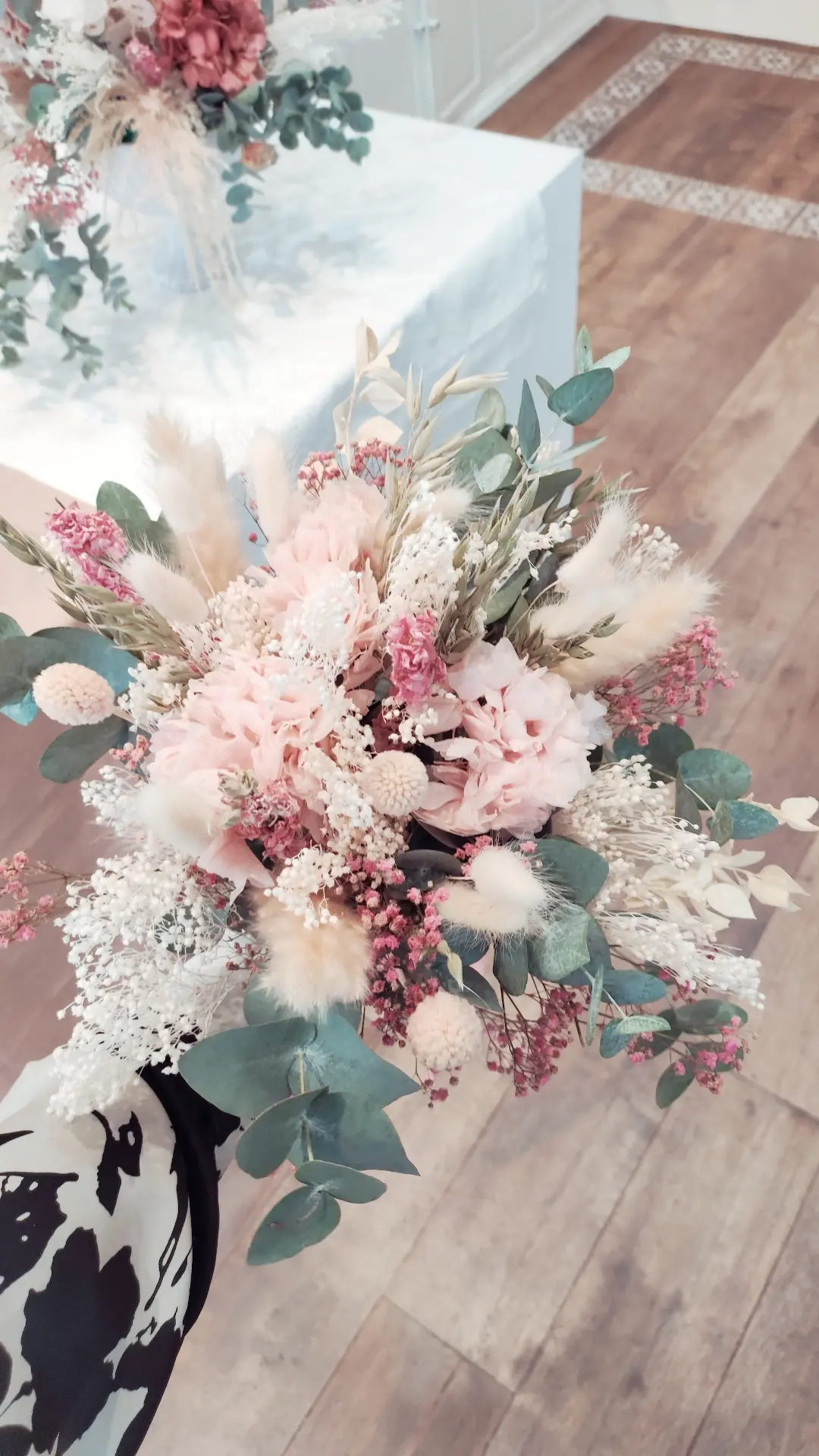 Bouquet de mariée fleurs séchées Sonia 