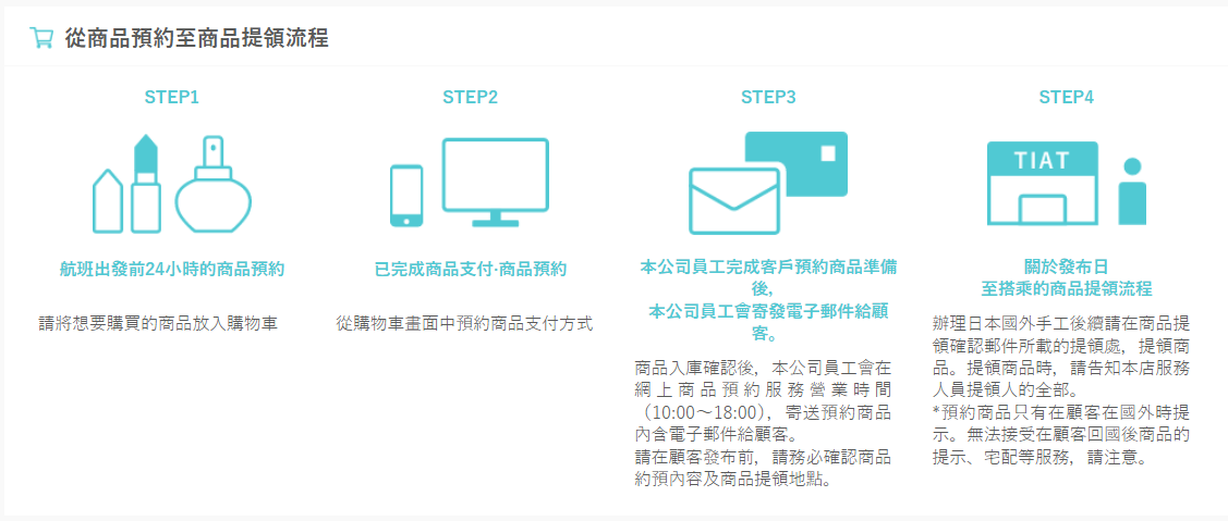 TIAT Duty Free 羽田機場預購服務，可以讓你提前在網路上選好要買的商品，輕鬆購足日本熱門免稅商品。