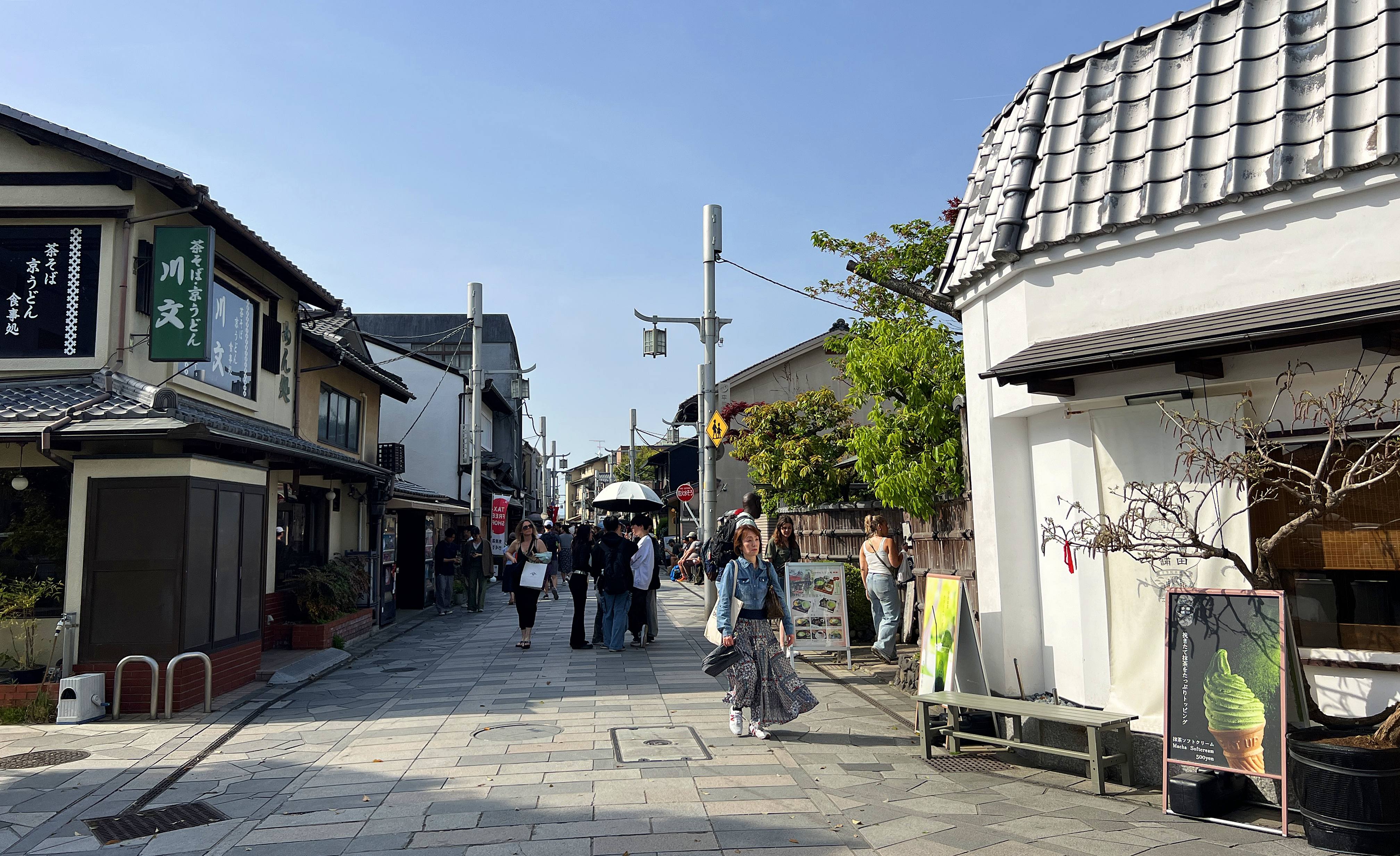 平等院表參道街景