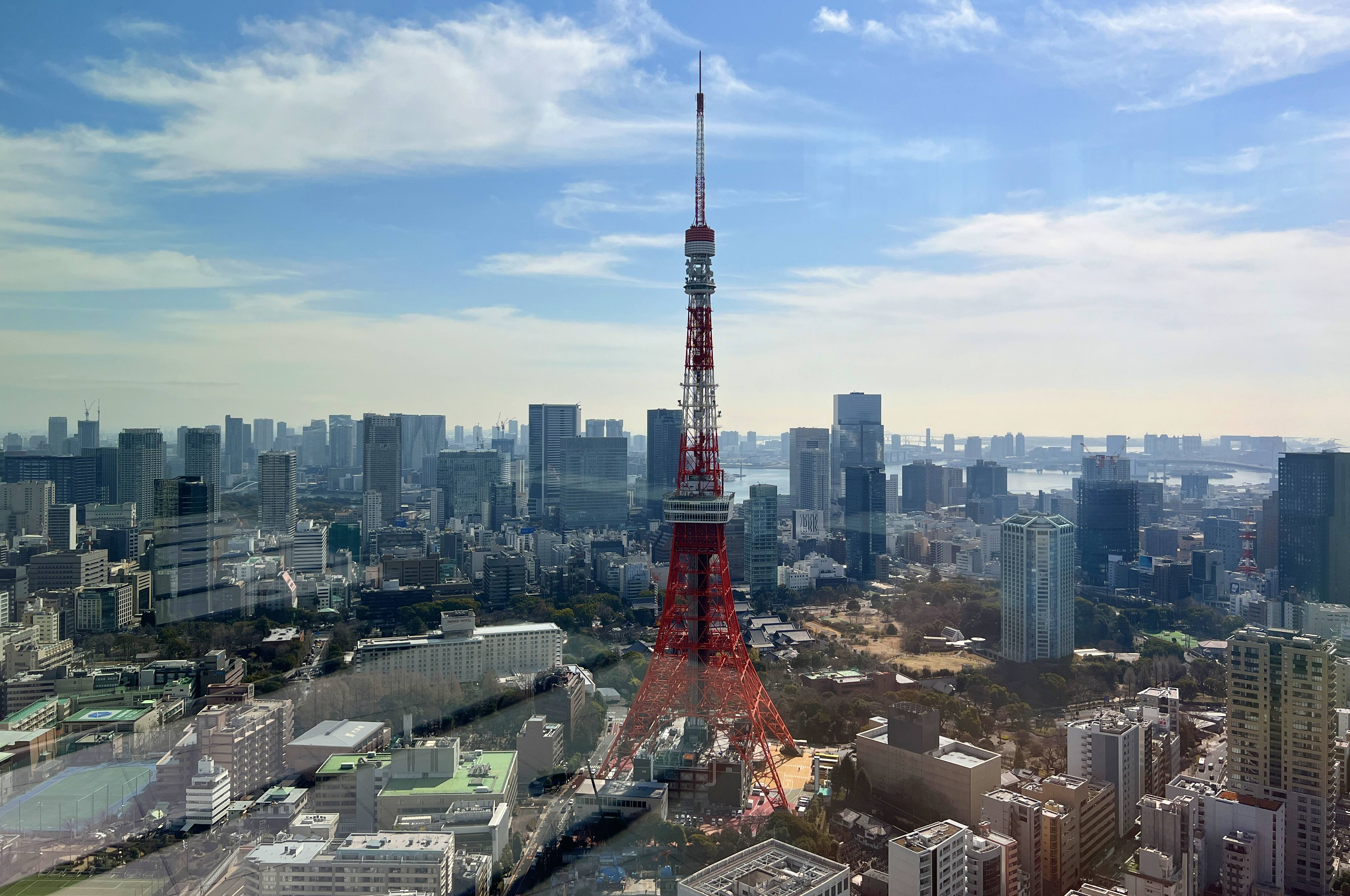東京鐵塔與市景