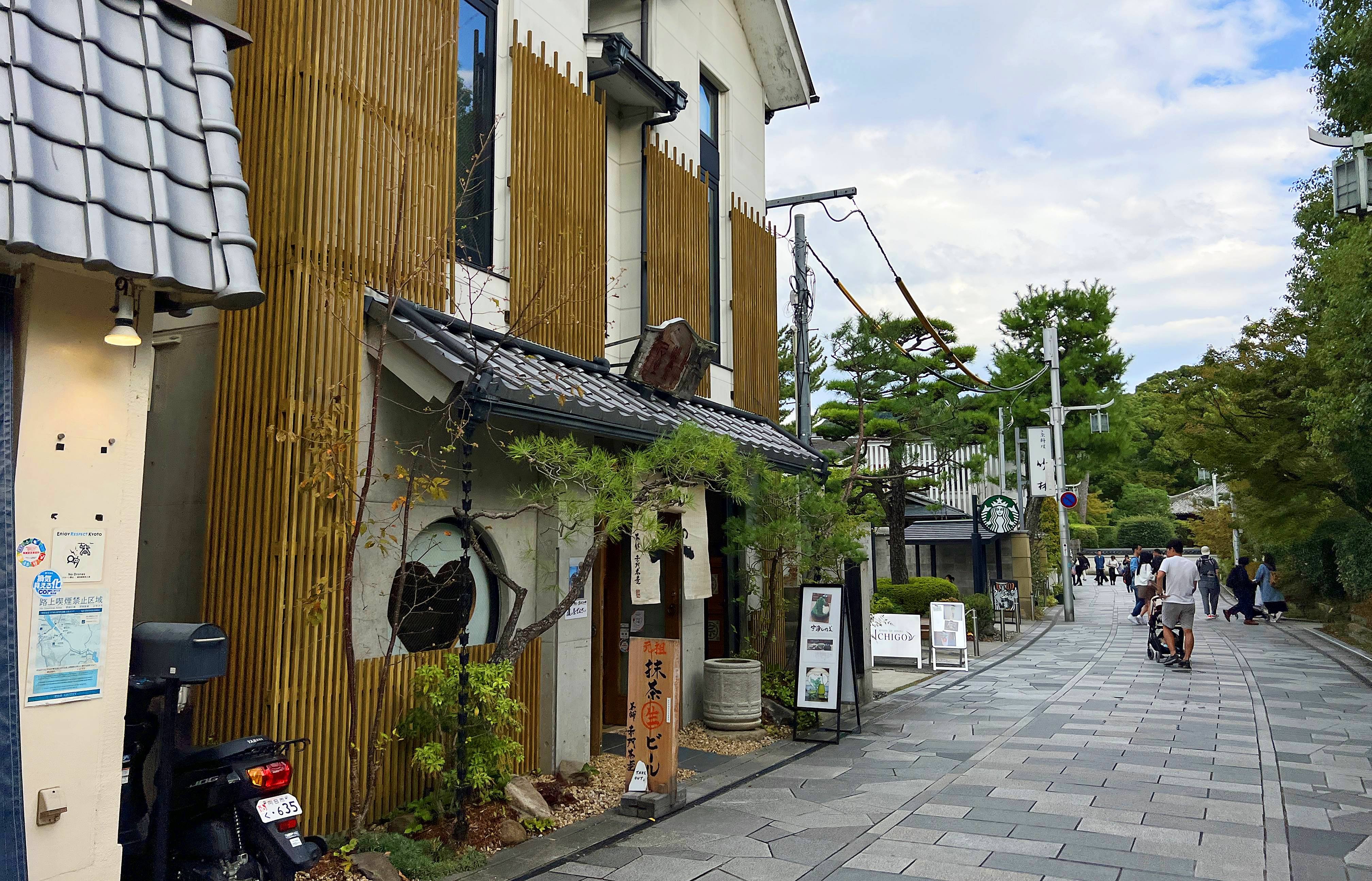 平等院表參道街道