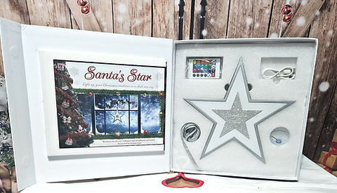 The Santa's Star Holiday Box Set Opened up