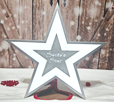 Santa's LED-lit Star