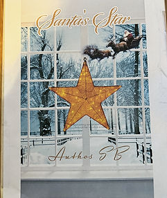 The first Mockup for Santa's star's book cover