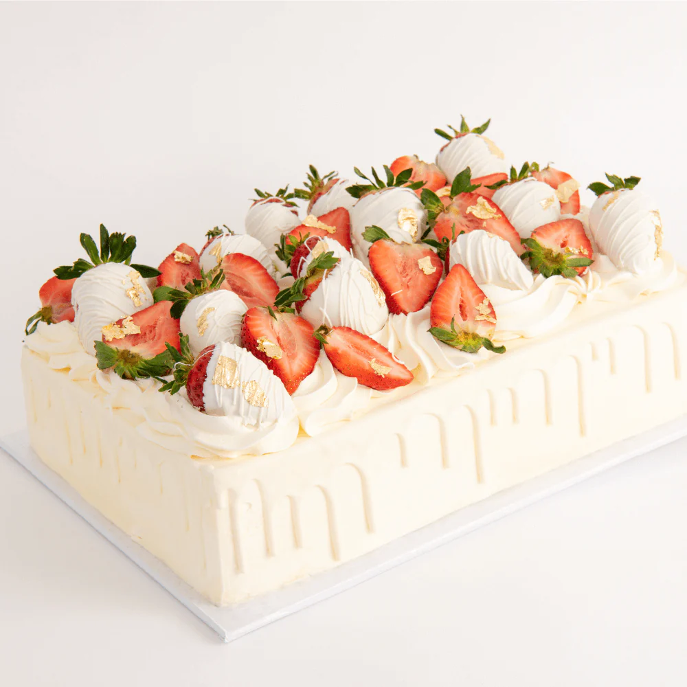Strawberry Shortcake 1/2 Sheet Cake